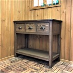 【歳末セール】ハンドメイド家具 キチンワゴン レギュラー キッチンラック 作業台 キッチン収納 木製 無垢 ウォールナット ブラウン 幅90㎝ 【送料無料】