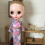 デコ浴衣：紫