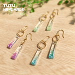 透き通る夏のスティックシェルピアス