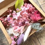 プリザーブドフラワー ドライフラワー 花材セット ピンク系