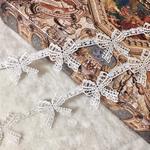 ＊再入荷＊1m ロココ風 ケミカルレース ブレード 白 BK180715 ハンドメイド 手芸 素材 材料 DIY