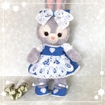 ステラルーＳサイズ　ハンドメイド　コスチューム　（ブルーワンピース)