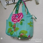 一点物🌷チューリップバッグ ﾐﾝﾄｸﾞﾘｰﾝ