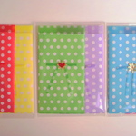 ポチ袋　カラフルみずたま6枚セット