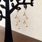 ジグザグパールのイヤリング