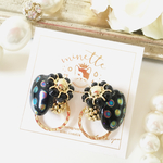 Czech grass dot♡black