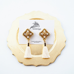 antique earring <SQ beige>