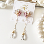  Czech glass ♡cut glass charm