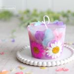 フラワーキャンドル（ピンクノース）＃7-2