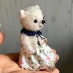 cororiru*9㎝ ちいさなテディベア しろくま ぬいぐるみ