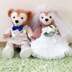 ウェディング💒ダッフィー＆シェリーメイスーツセット