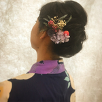 浴衣用ヘッドフラワー
