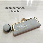 ミナペルホネンdeがま口印鑑ケース＊choucho②