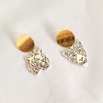 トラ＆ヒョウ！！１種類に絞れないあなたへ贅沢ピアス