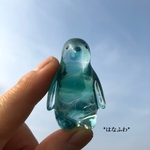 *ペンギン＃1（シーグラス・グリーン系）