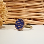 【再販】🇫🇷アンティークお魚ボタンリング✨💍✨ 
