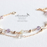 Sanctuaire14KGF ブレスレット アメジスト