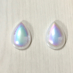 VINTAGE AURORA PEARL DROP CABOCHONS