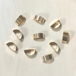 GOLD HALF RING METAL PARTS