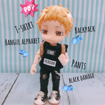 オビツ11  Tシャツ パンツ リュック セット