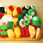 フェルト　おままごと　*食べ物たくさん2個ずつセット*リニューアル☆