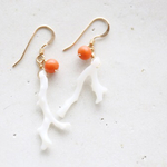  14KGF　 antique coral pierce[kgf0232]