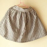 saleタックスカート*ストライプ*120