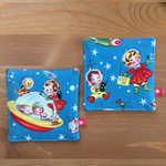 コースター2枚セット スペースボーイ&ガール ［sale］