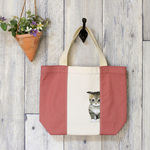 tote bag「かくれんぼ」ピンク系