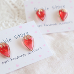 ぷっくりいちごピアス/イヤリング