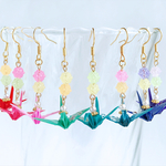 《再販×2》金平糖とおめかし折り鶴のピアス/イヤリング♡