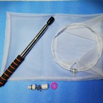 『夢を叶える網』R-20Lレース網ロング+伸縮式の柄＋網角度可変ジョイント
