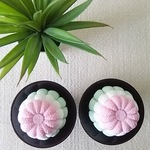 ちりめん  お仏壇  お供物  菊落雁