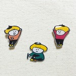ハリキリガール！ブローチ①