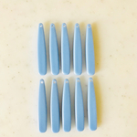 Lavender Blue Long Drop Pendant Tops Parts