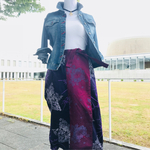 33.浴衣×着物 リメイク巻きスカート