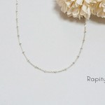  再販×60 Silver925☆ ドットチェーンネックレス