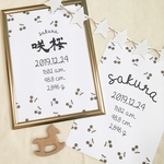 【送料無料】さくらんぼの命名書