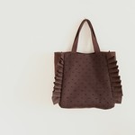 【sale】フリルプチトート＊マロン