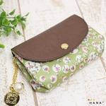 小さなお財布＊リバティプリント【Joanna】若草色