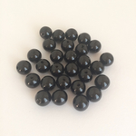 20個 10mm アクリルビーズ ブラック
