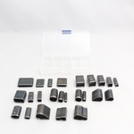 レザークラフト工具 革細工 型抜きポンチ 24個セット ケース付き #a50