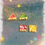 選べる！シェルとパールの三角四角ピアス！受注製作