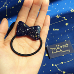 星空リボンヘアゴム