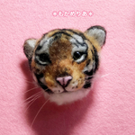トラ 虎 タイガー TIGER フェイスブローチ