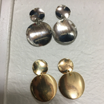 シルバープレートのピアス