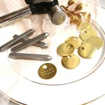 [刻印オーダー]真鍮タグ(25mm)＊パーツ売り