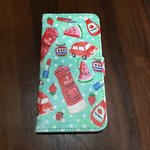 赤いもの 手帳型スマホケース