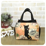 処分価格◆百花繚乱*キルトゲイト♪あおりポケバッグ(S)★ハンドメイド★