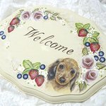 keさまご予約品❤フルーツ＆ローズ＆Dogのドアプレート